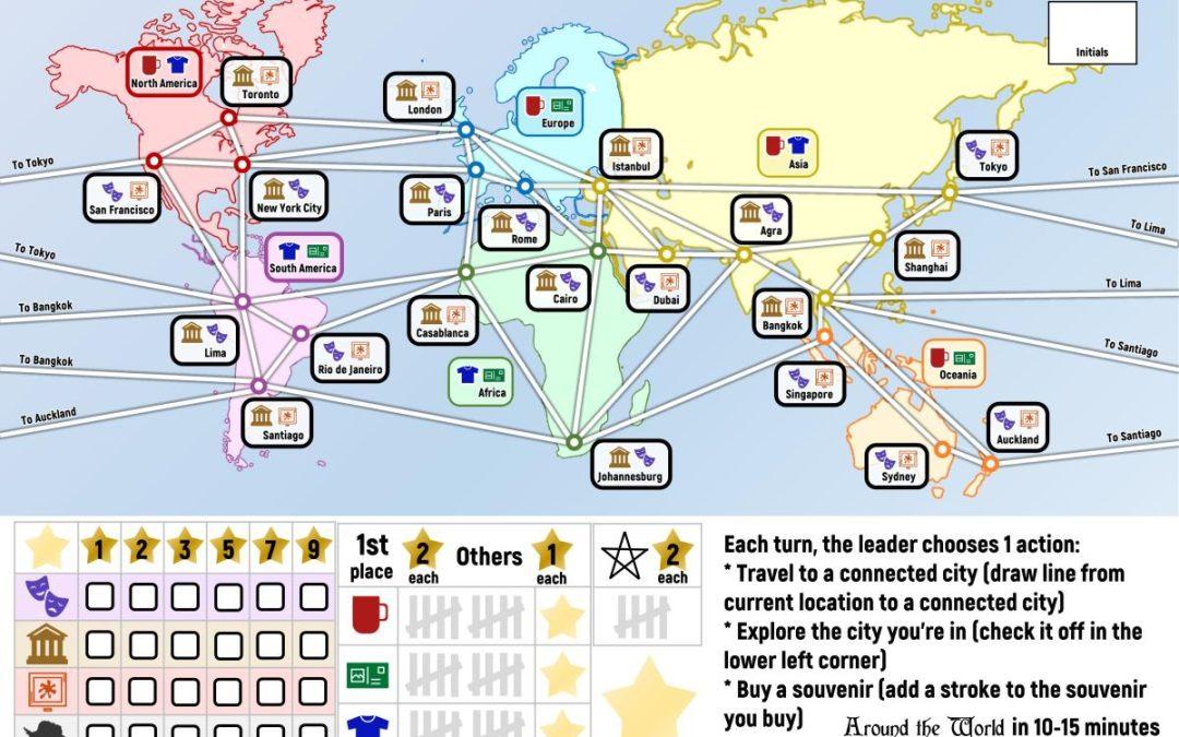 Designer Diary: Around the World in 10-15 Minutes: How Much, and How Little, Has Changed From the Very First Version